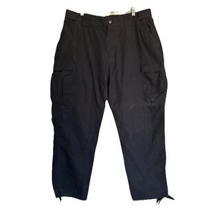5.11 Tactical Pants Mens XL 38x30.5" Dark Navy Blue Cargo Flex Ripstop Utility‎